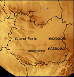 Radar de lluvia en Ciudad Real