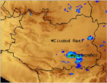 Radar de lluvia de Ciudad Real