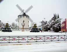 Nevada en Valdepeñas